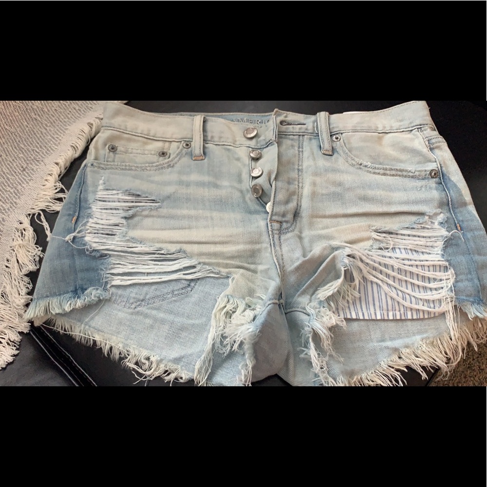 American eagle jean shorts